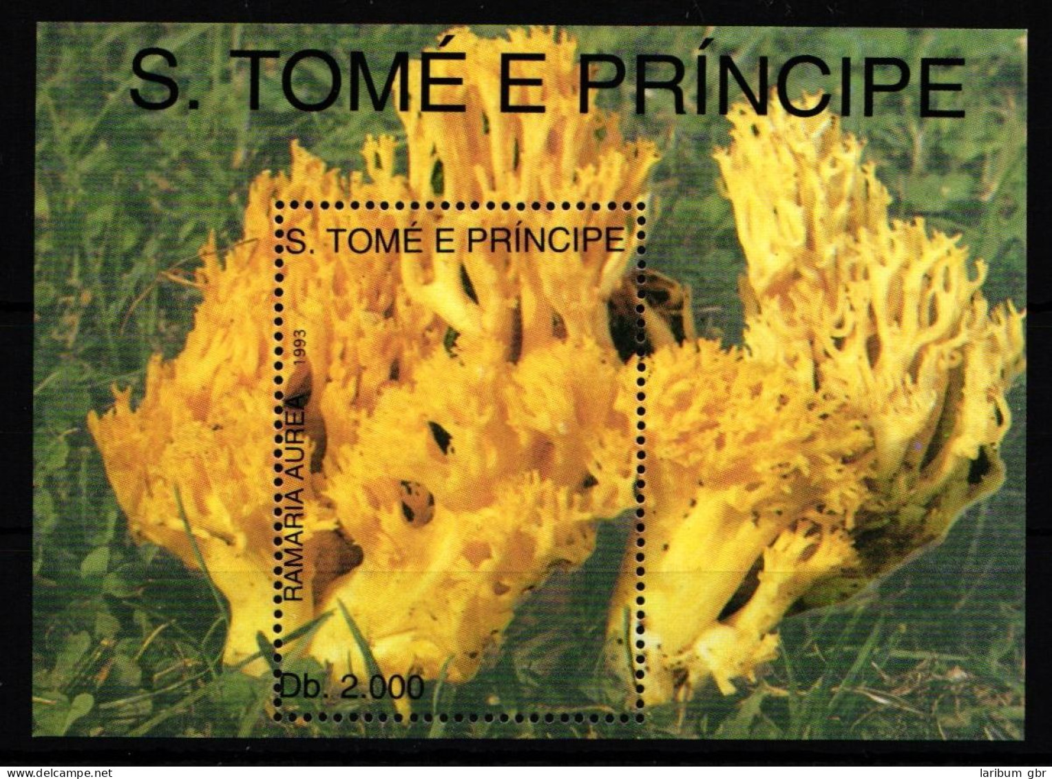 Sao Tome E Principe Block 297 Postfrisch Pilze #HR831 - Sao Tomé E Principe