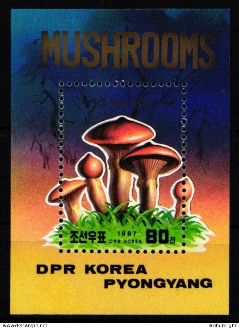 Korea Block 223 Postfrisch Pilze #HR883 - Corée Du Nord