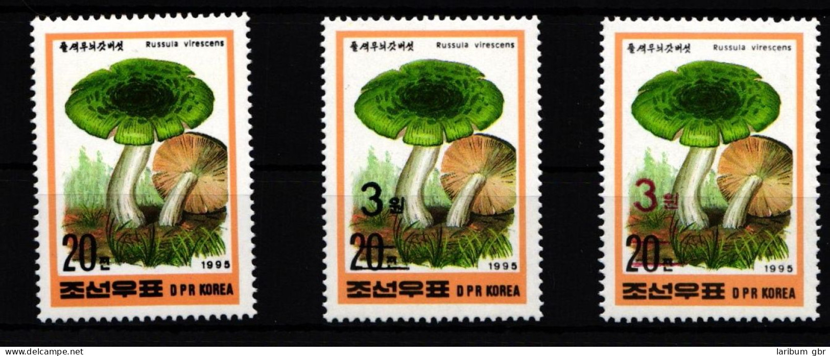 Korea 3704 Und 5060 Und 5061 Postfrisch Pilze #HR984 - Korea, North