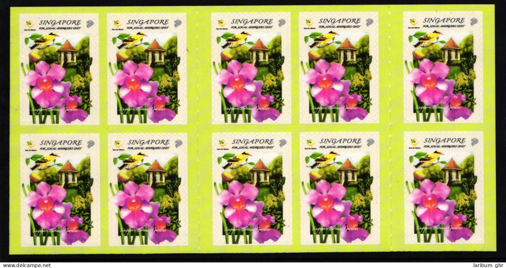 Singapur 1291 Postfrisch Kleinbogen / Schmetterling #IH049 - Singapur (1959-...)