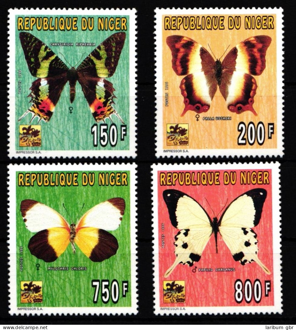 Niger 1186-1189 Postfrisch Schmetterling #IH044 - Niger (1960-...)