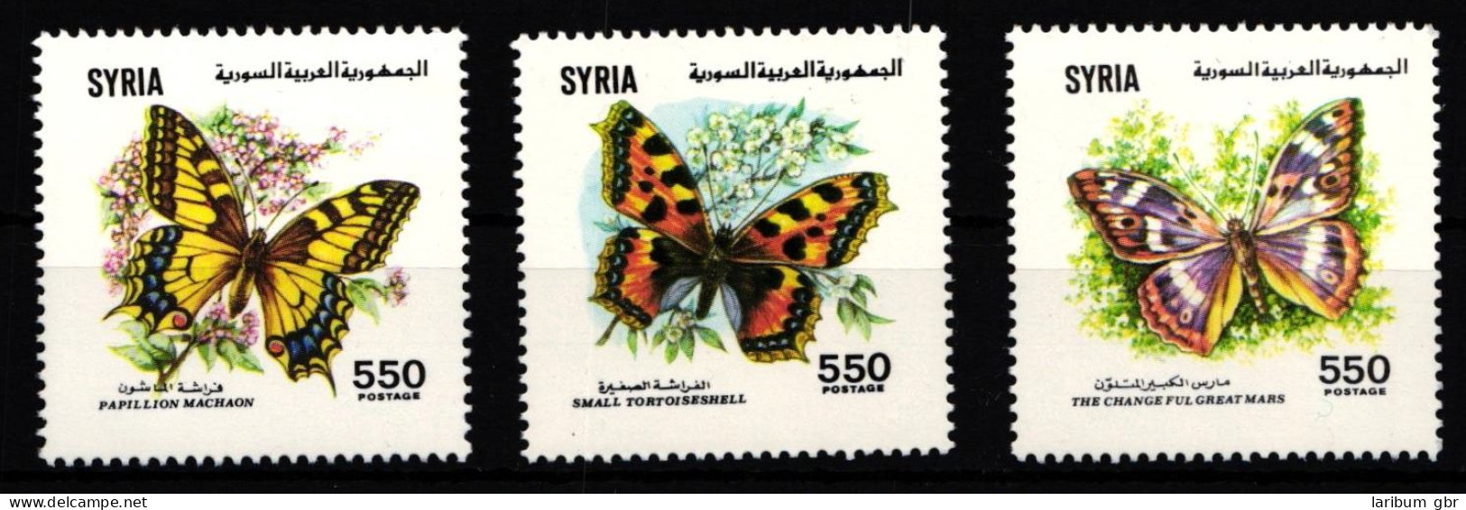 Syrien 1821-1823 Postfrisch Schmetterling #IH068 - Syrie