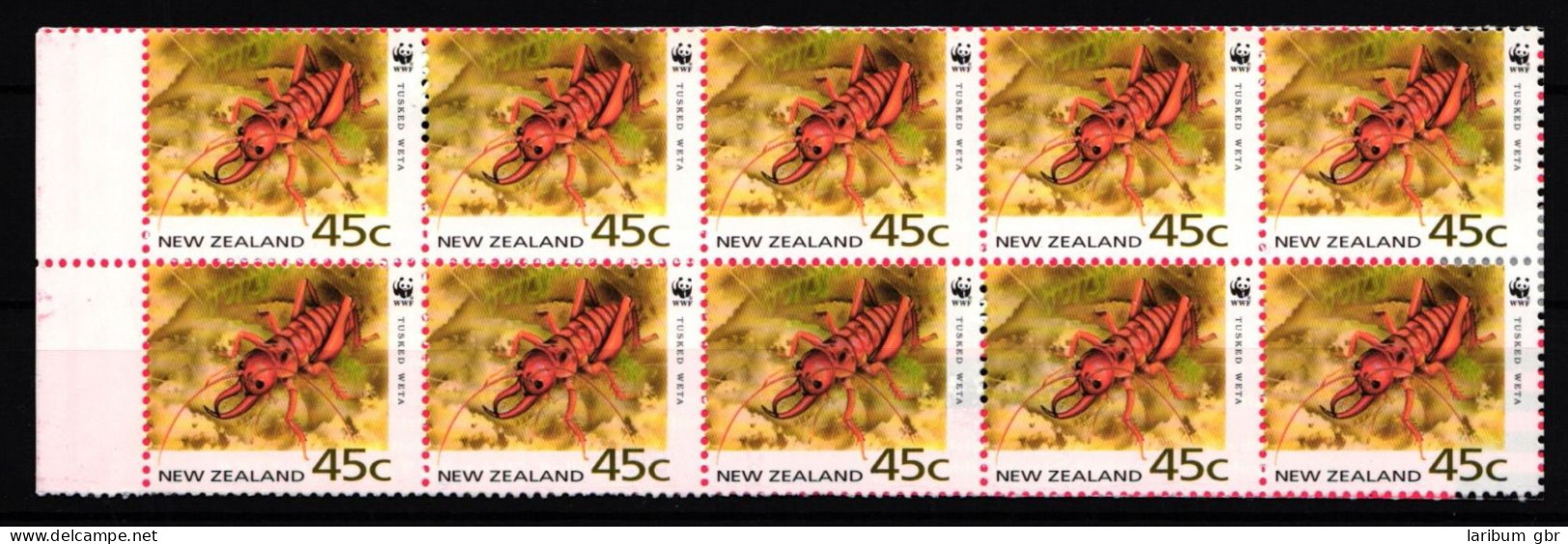 Neuseeland 1294 Postfrisch Markenheft / Schmetterling #IH053 - Altri & Non Classificati