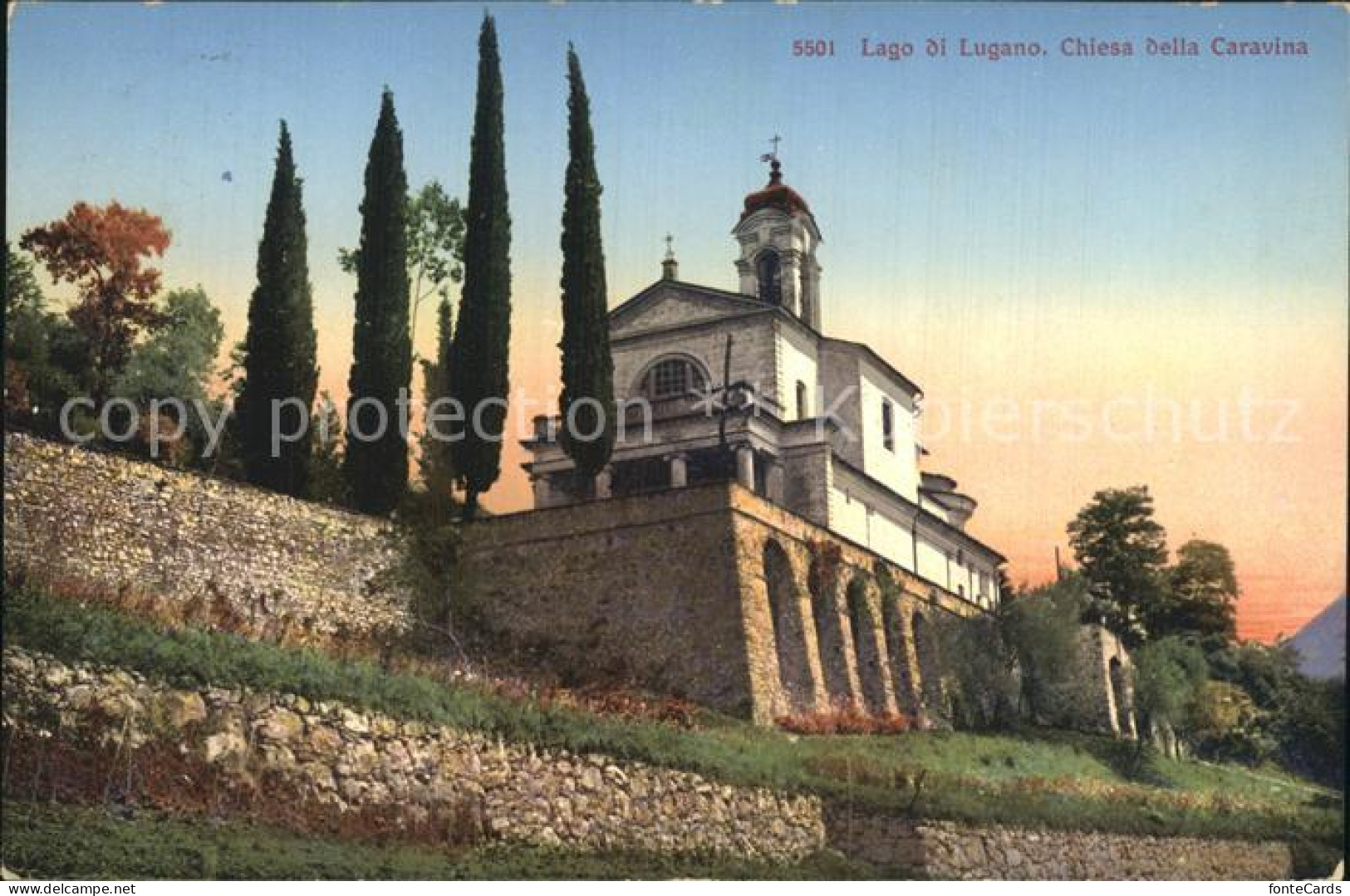 12472005 Lugano TI Chiesa Della Caravina Lugano - Sonstige & Ohne Zuordnung