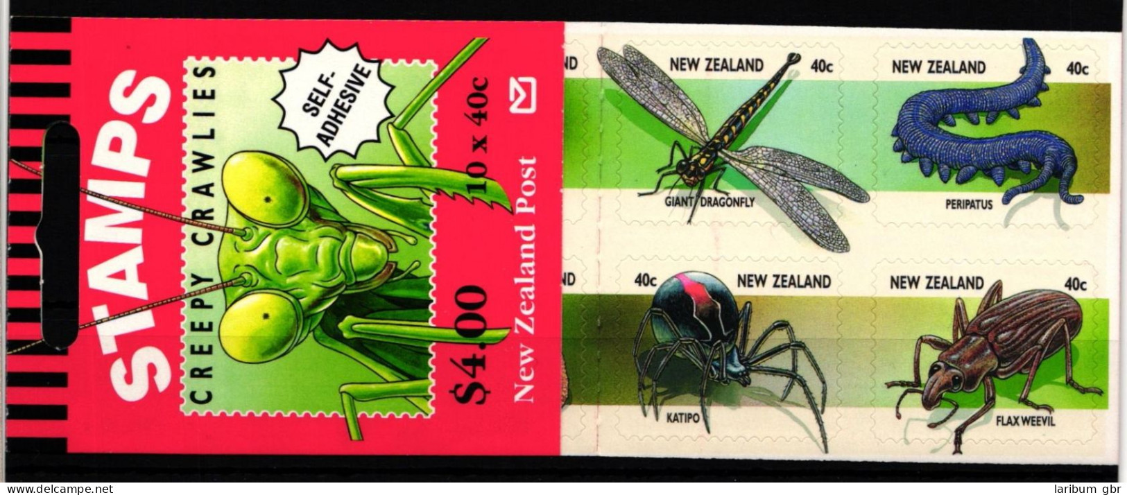 Neuseeland 1628-1637 Postfrisch Markenheft / Schmetterling #IH058 - Sonstige & Ohne Zuordnung