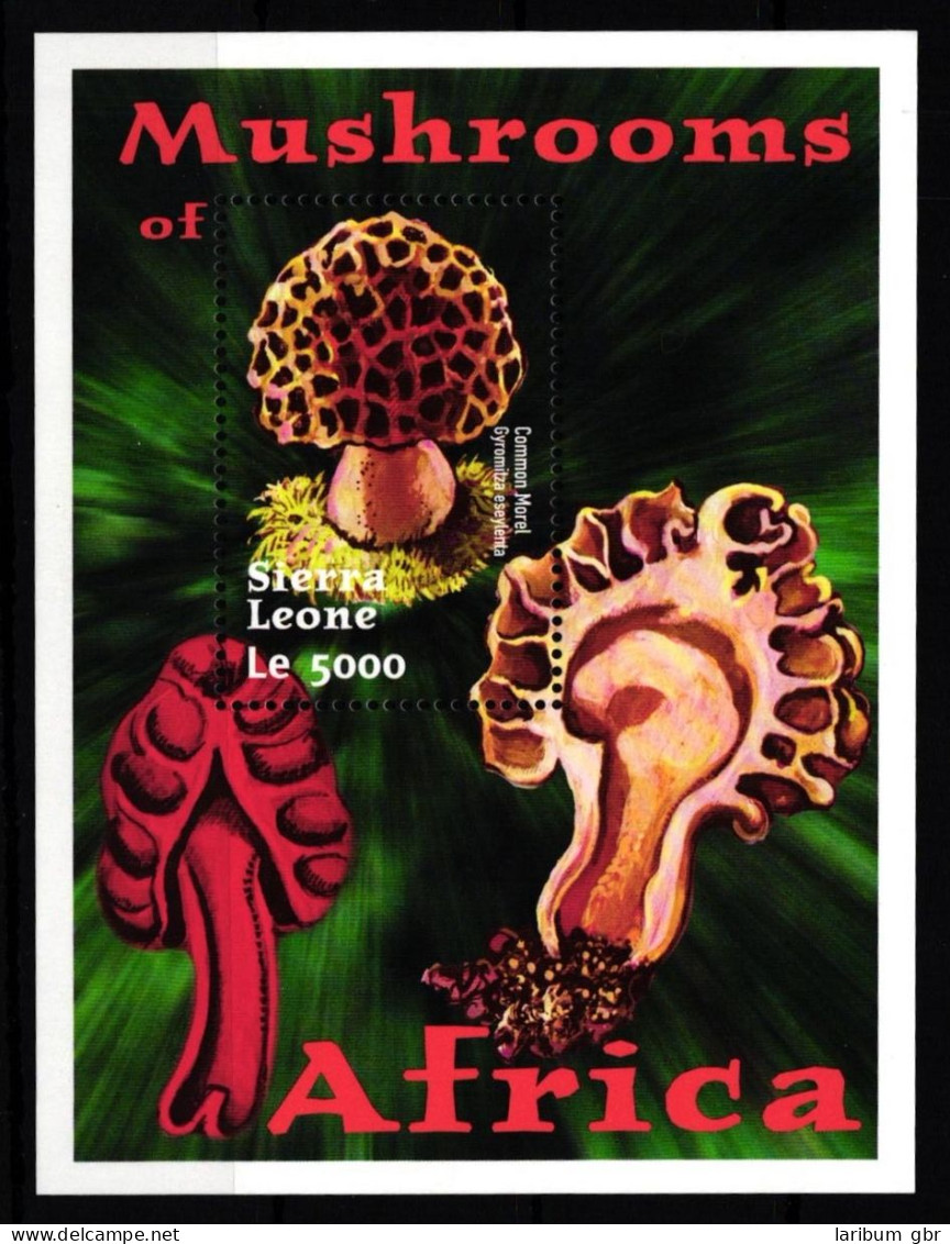 Sierra Leone Block 476 Postfrisch Pilze #HR951 - Sierra Leona (1961-...)