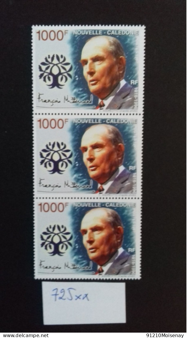NOUVELLE CALEDONIE N° 725**  BLOC De 3 - Unused Stamps