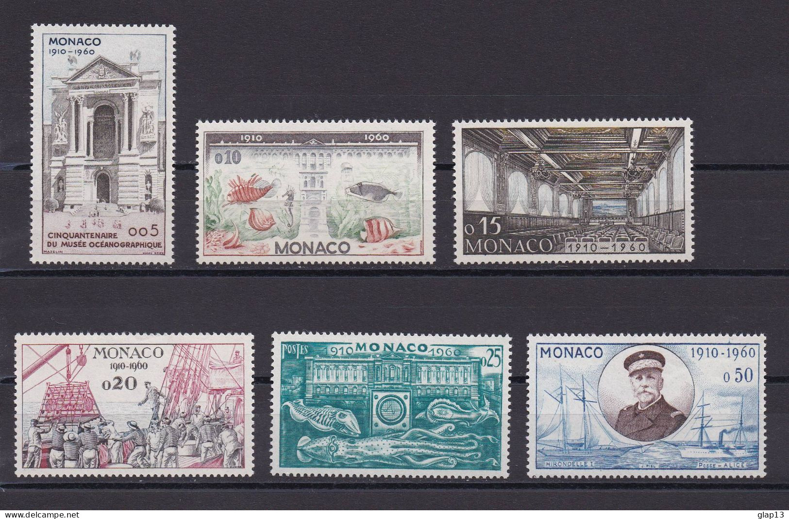 MONACO 1960 TIMBRE N°526/31 NEUF** MUSEE - Unused Stamps