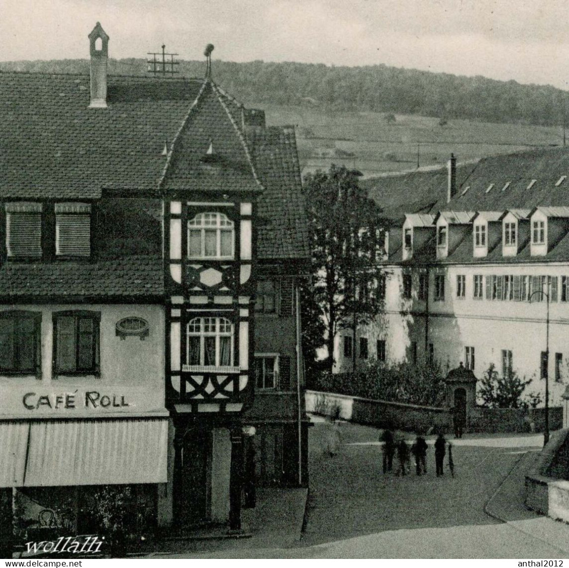 Superrar Cafe Roll Am Schloß Bad Mergentheim Verlag Hans Kling 11.10.1940 - Bad Mergentheim