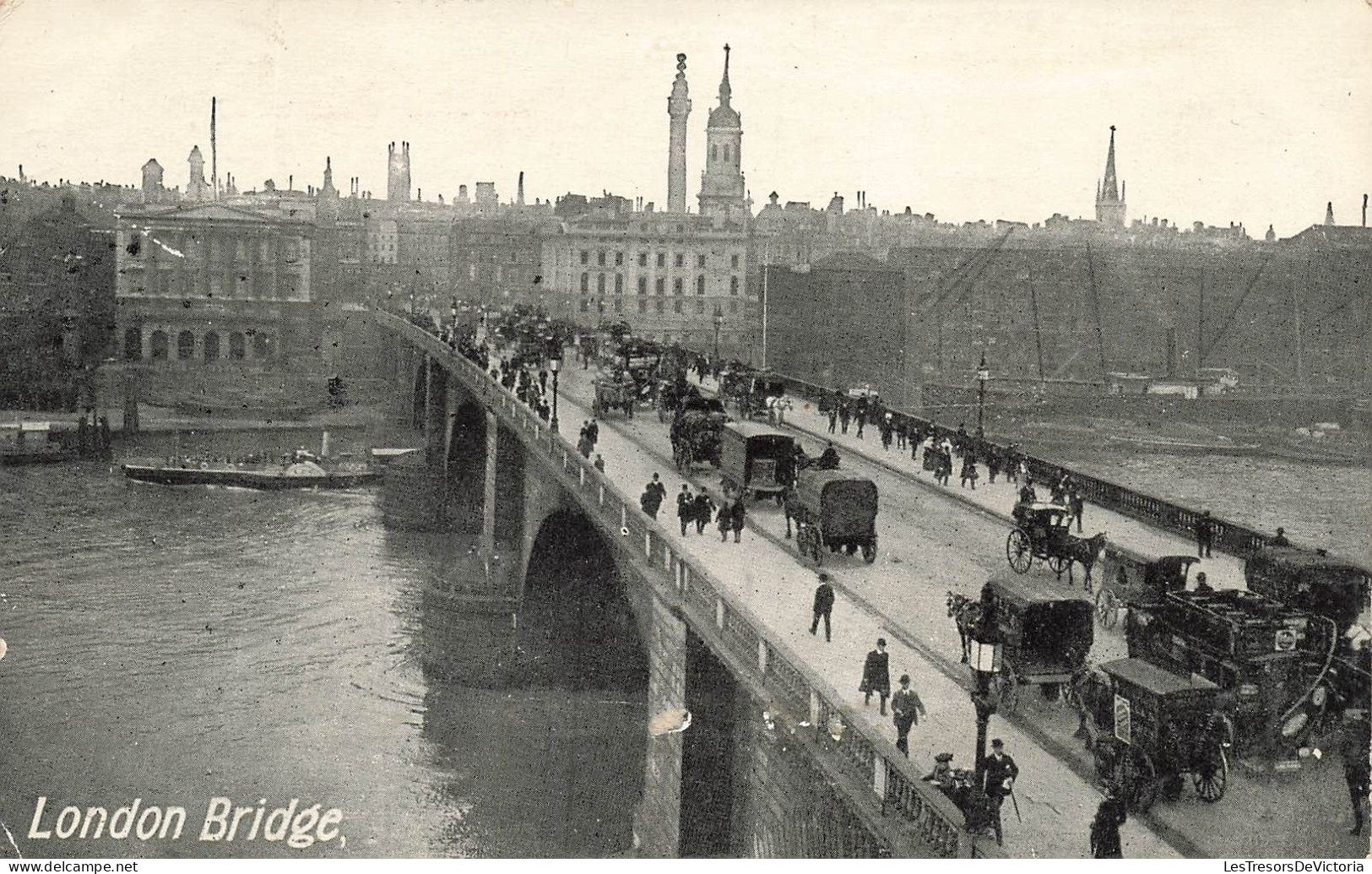 ROYAUME-UNI - Angleterre - London - Bridge - Animé - Carte Postale Ancienne - Andere & Zonder Classificatie