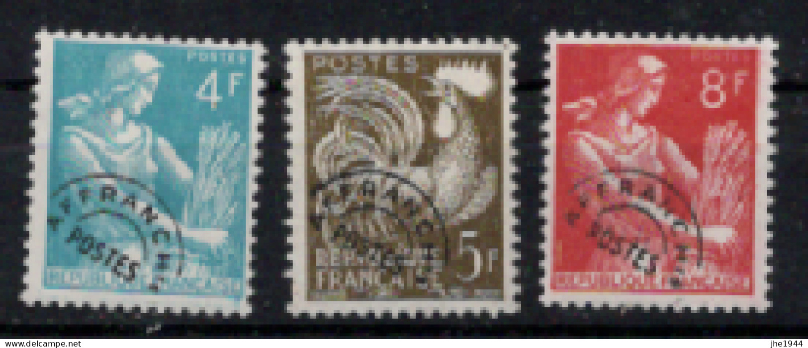 France Préoblitéré N° 106 à 118** Typographie - 1953-1960