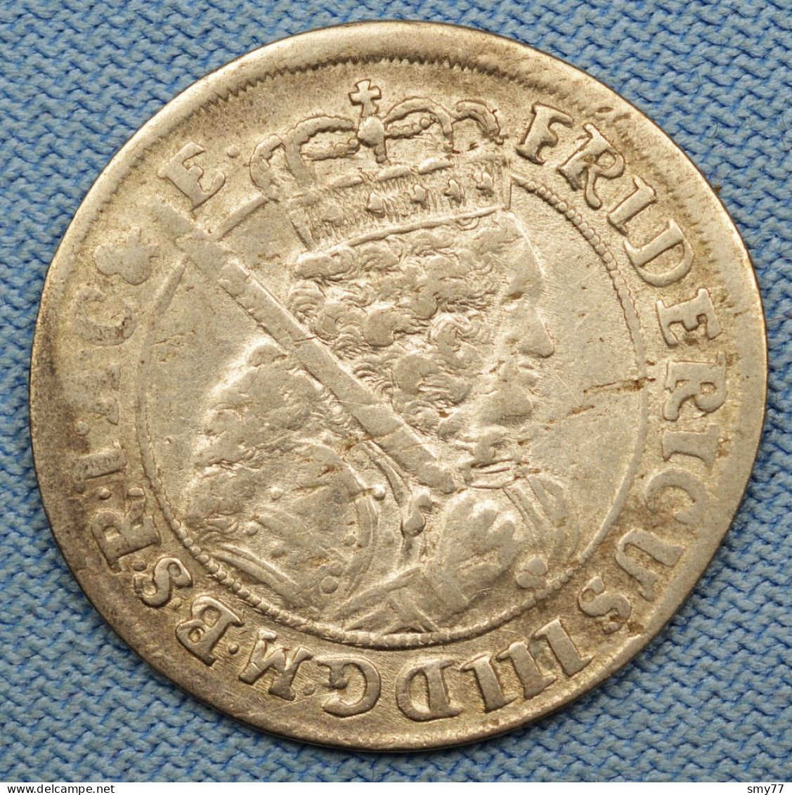 Preussen / Prussia • 18 Gröscher 1699 SD • Friedrich III • Brandenburg / Prusse / German States / Silver • [24-724] - Kleine Munten & Andere Onderverdelingen