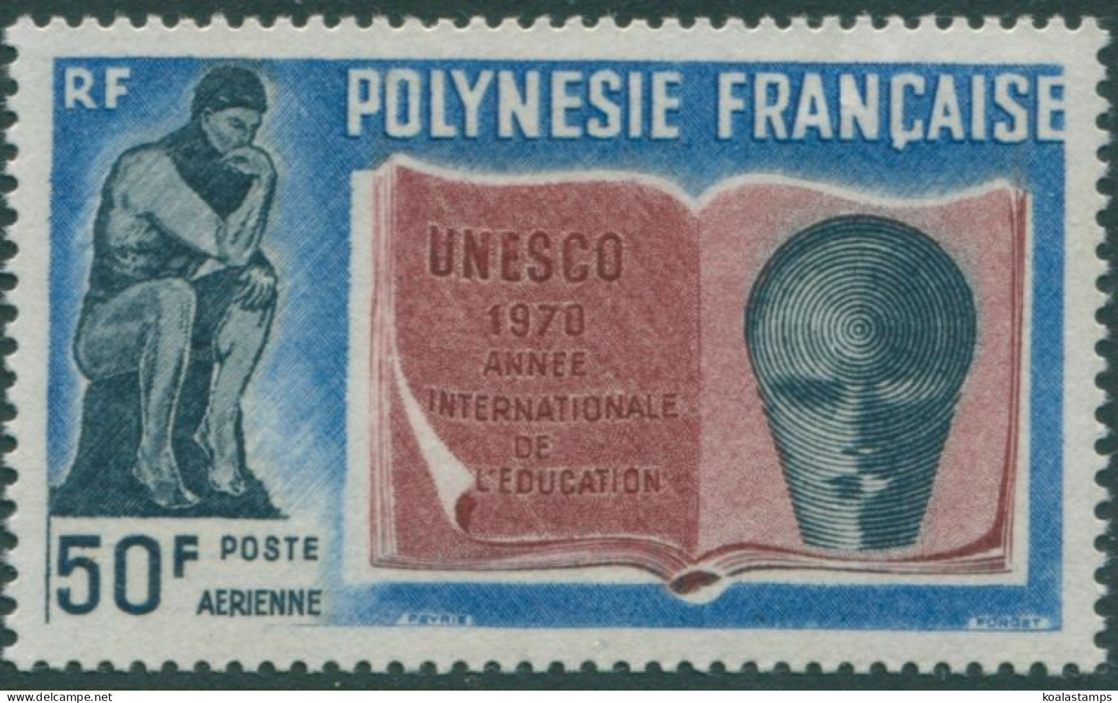 French Polynesia 1970 SG121 50f Education MNH - Otros & Sin Clasificación