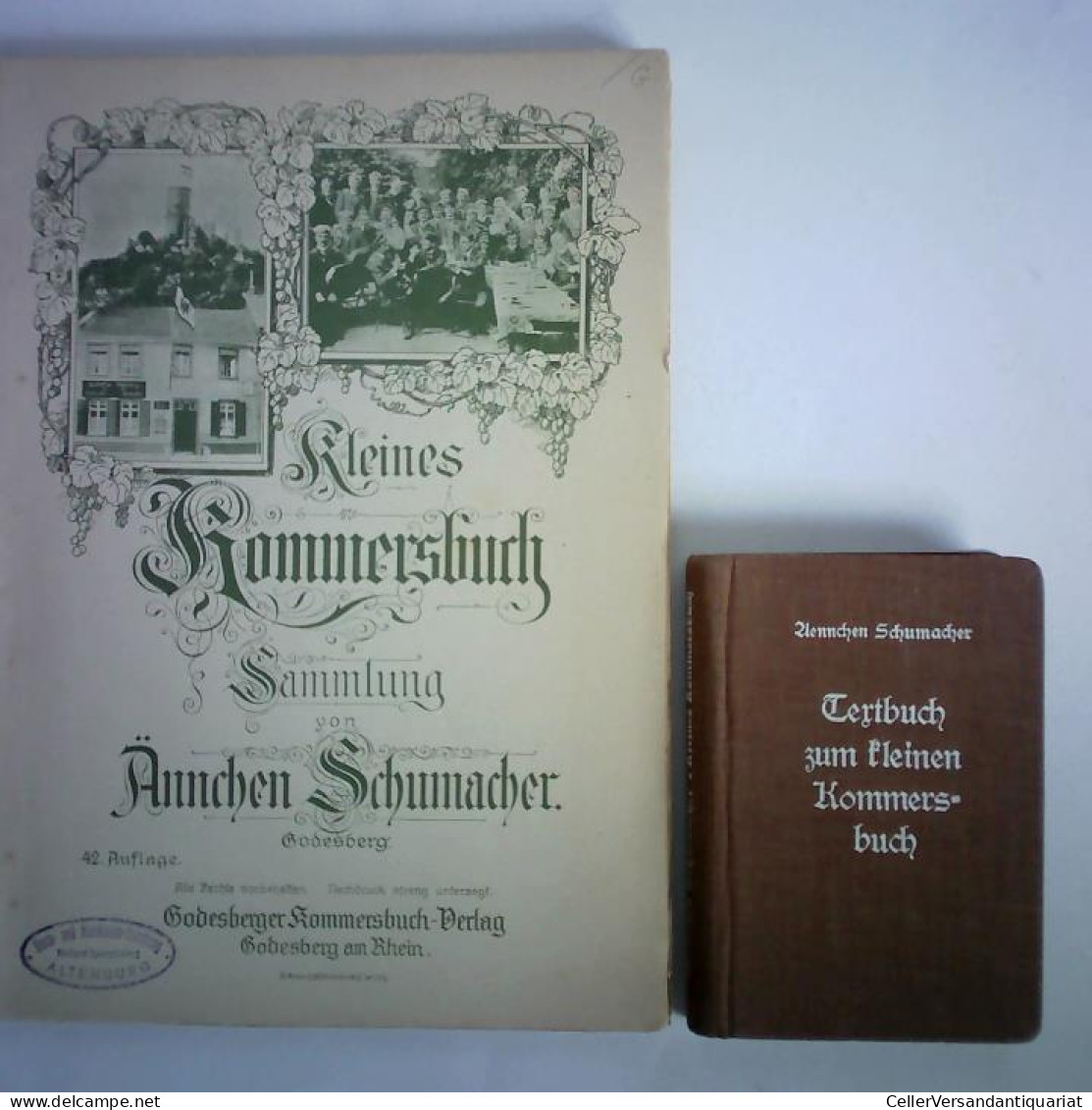 Kleines Kommersbuch. Sammlung Von Schumacher, Ännchen - Zonder Classificatie