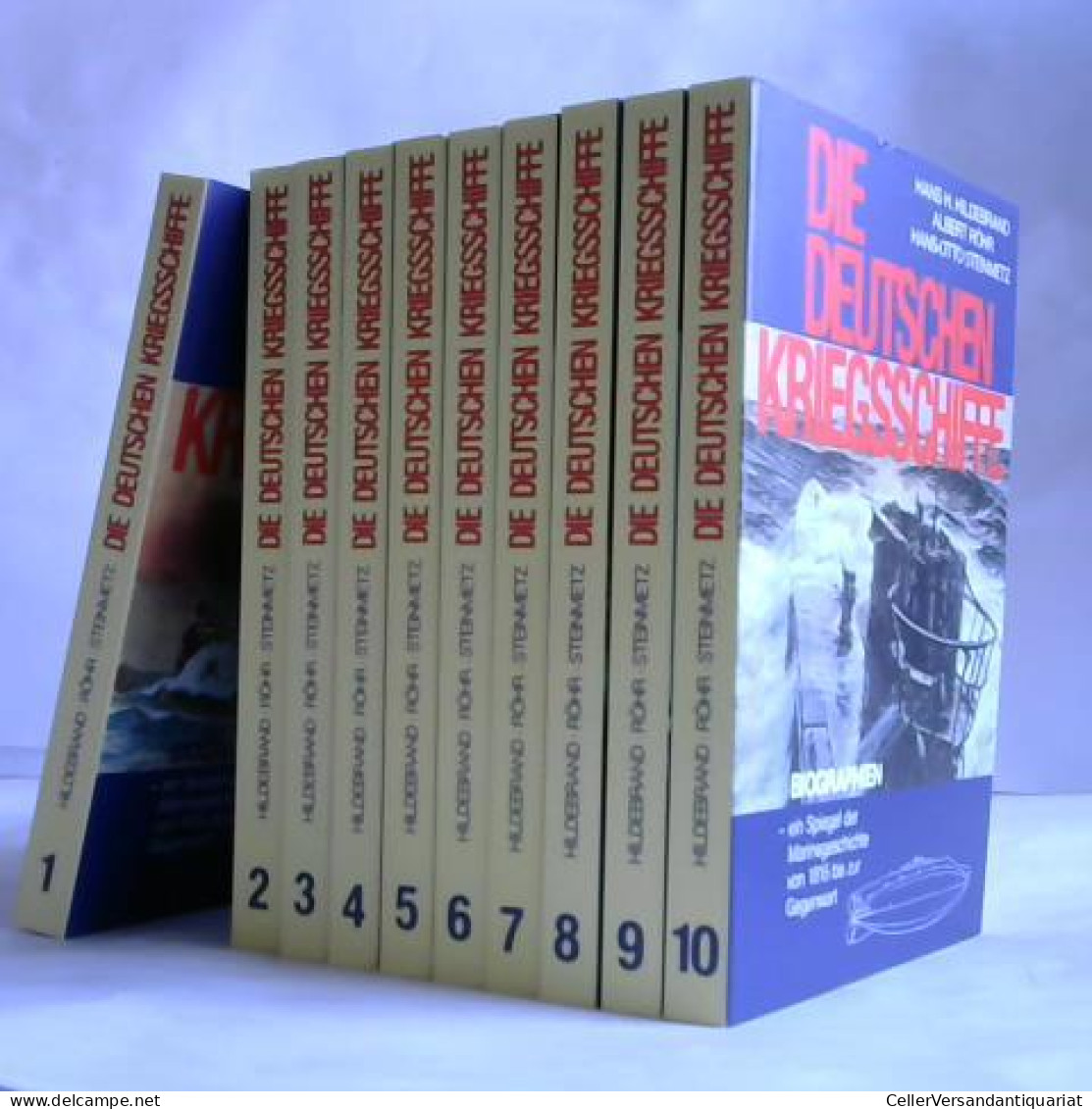 Die Deutschen Kriegsschiffe - Ein Spiegel 1815 Bis Zur Gegenwart. 10 Bände Von Hildebrand, Hans H./ Röhr, Albert/... - Ohne Zuordnung