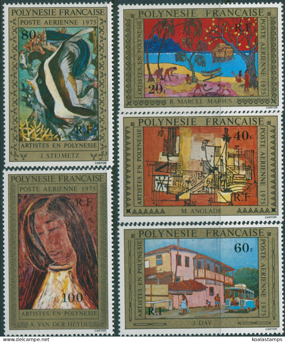 French Polynesia 1975 SG205-209 Paintings Set MLH - Other & Unclassified