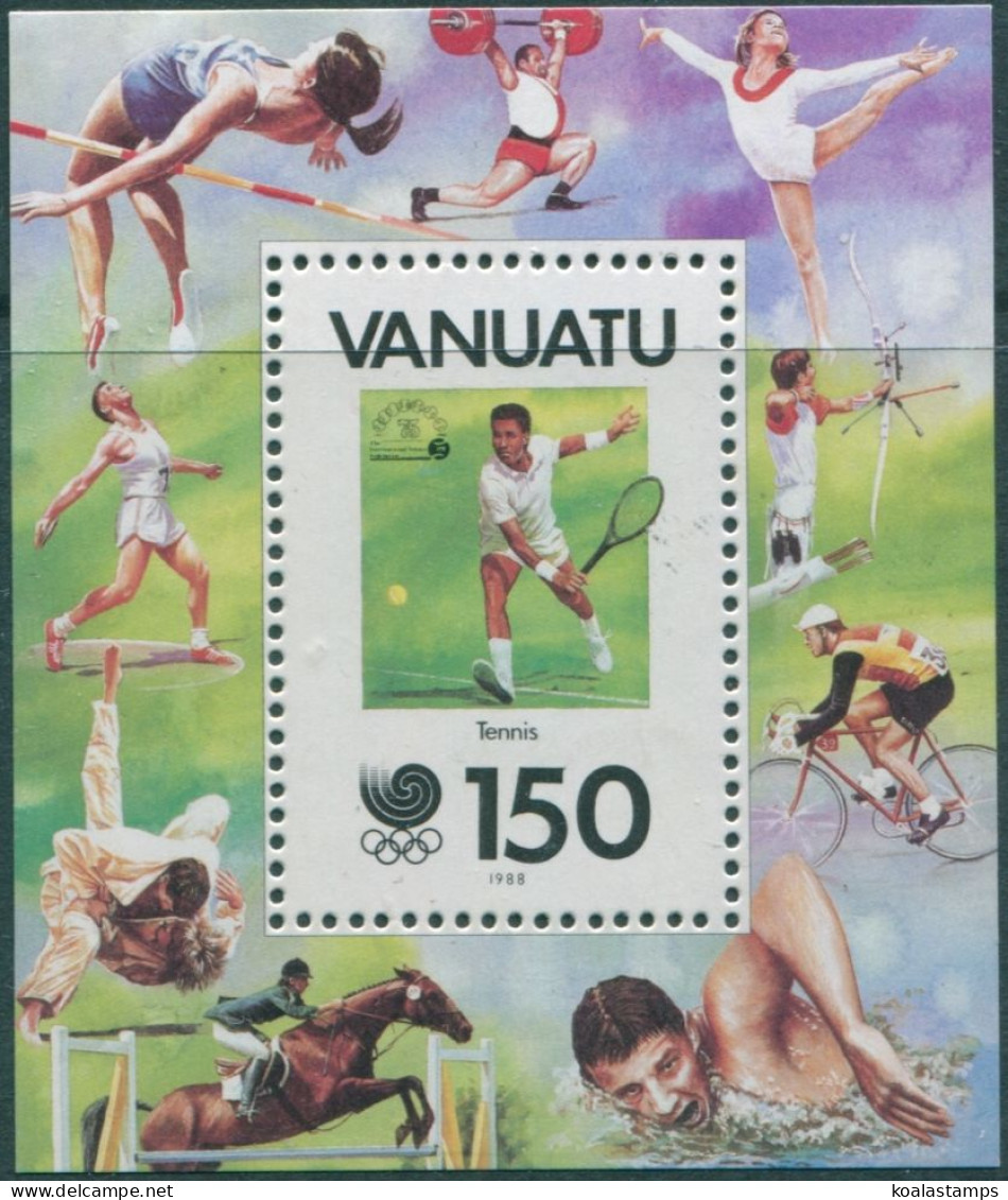 Vanuatu 1988 SG506 Olympics MS MNH - Vanuatu (1980-...)