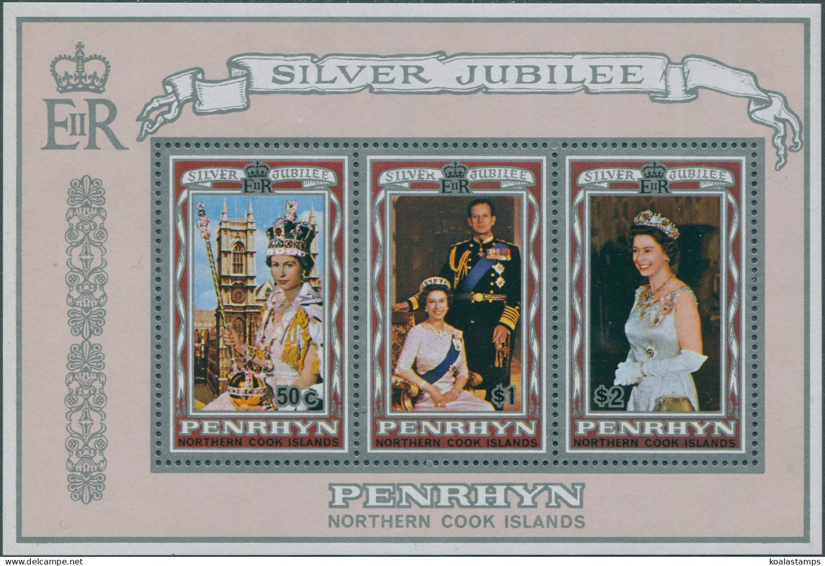 Cook Islands Penrhyn 1977 SG103 Silver Jubilee MS MNH - Penrhyn