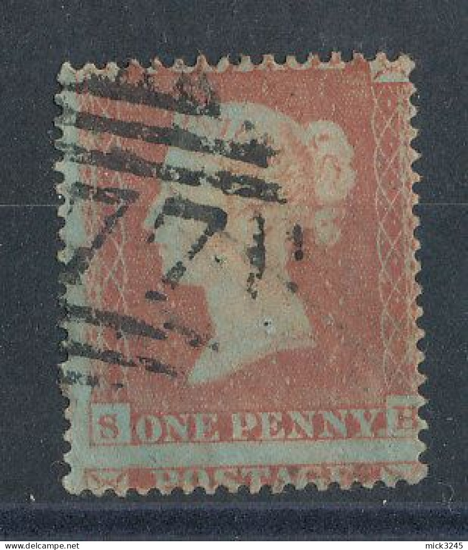 GB   N°8 Victoria 1p Rouge De 1854-55 - Dentelé 16 - Used Stamps