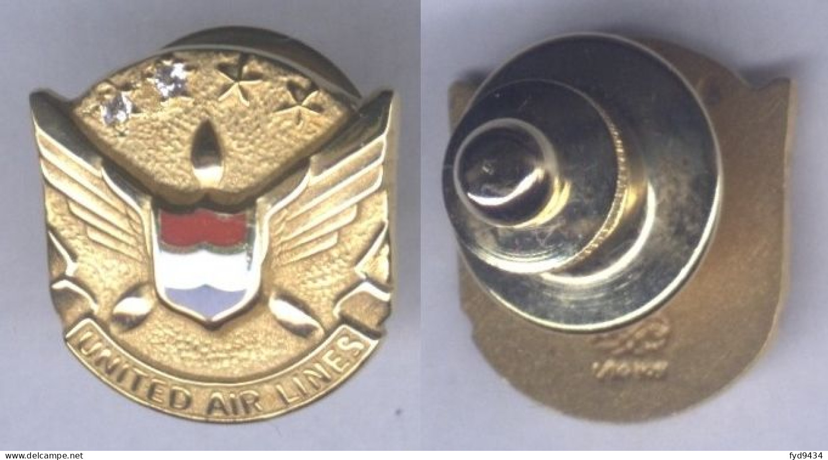 Insigne United Air Line 15 Ans De Service ( Dans Sa Boite D'origine ) - Crew Badges