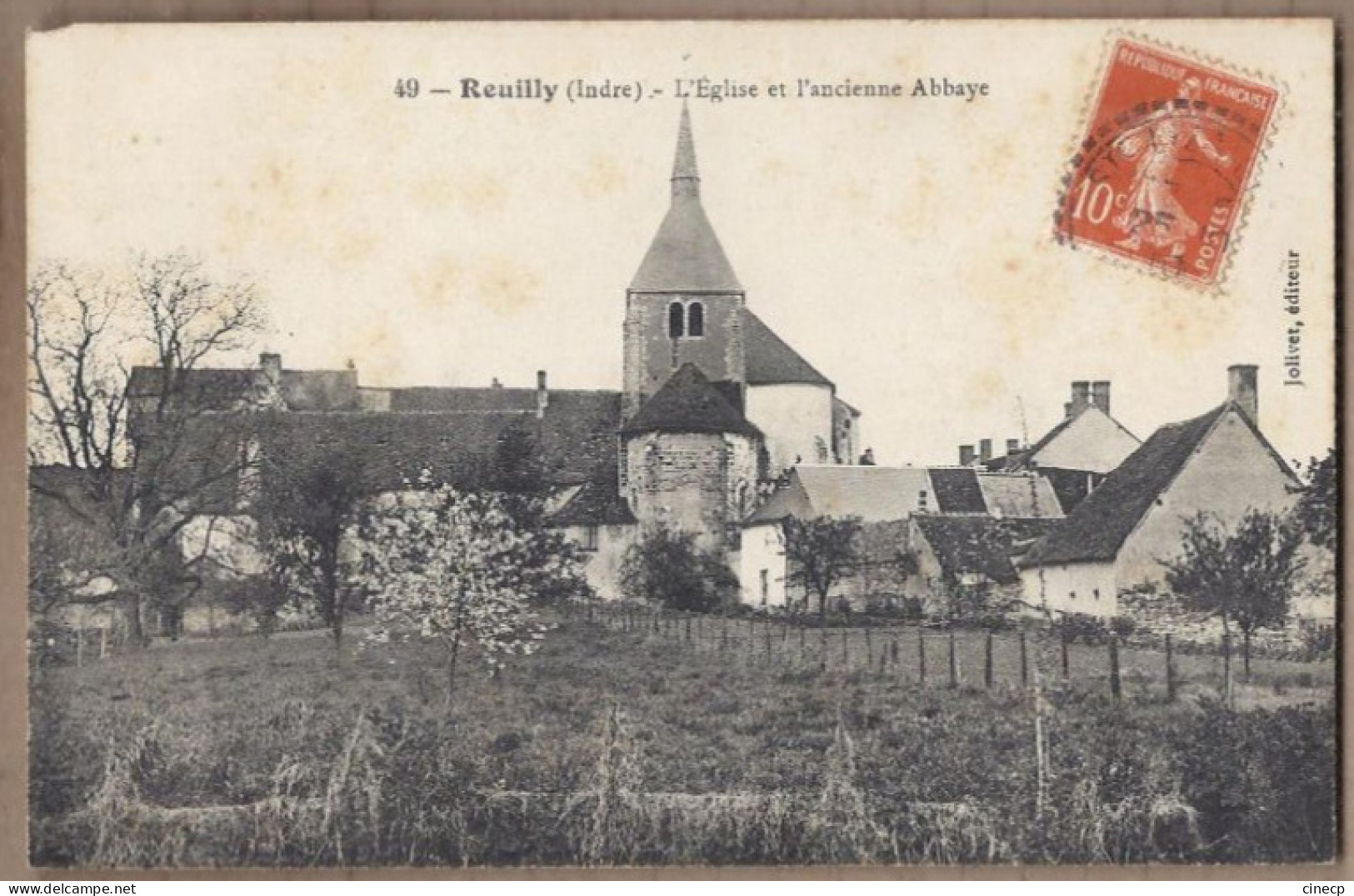 CPA 36 - REUILLY - L'Eglise Et L'ancienne Abbaye - Très Jolie Vue Générale Du Village De Près Détails - Sonstige & Ohne Zuordnung