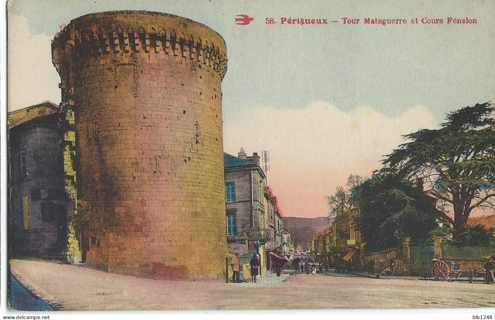 [24] Dordogne >  Perigueux Tour Mataguerre Et Cours Fenelon Couleur - Périgueux