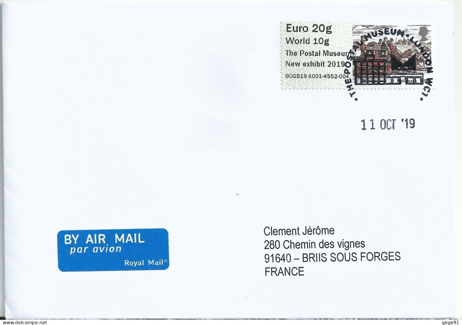 Vignette D'affranchissement IAR - ATM - Post & Go - Diligence - Malle Poste - Musée Postal - Post & Go (distributeurs)