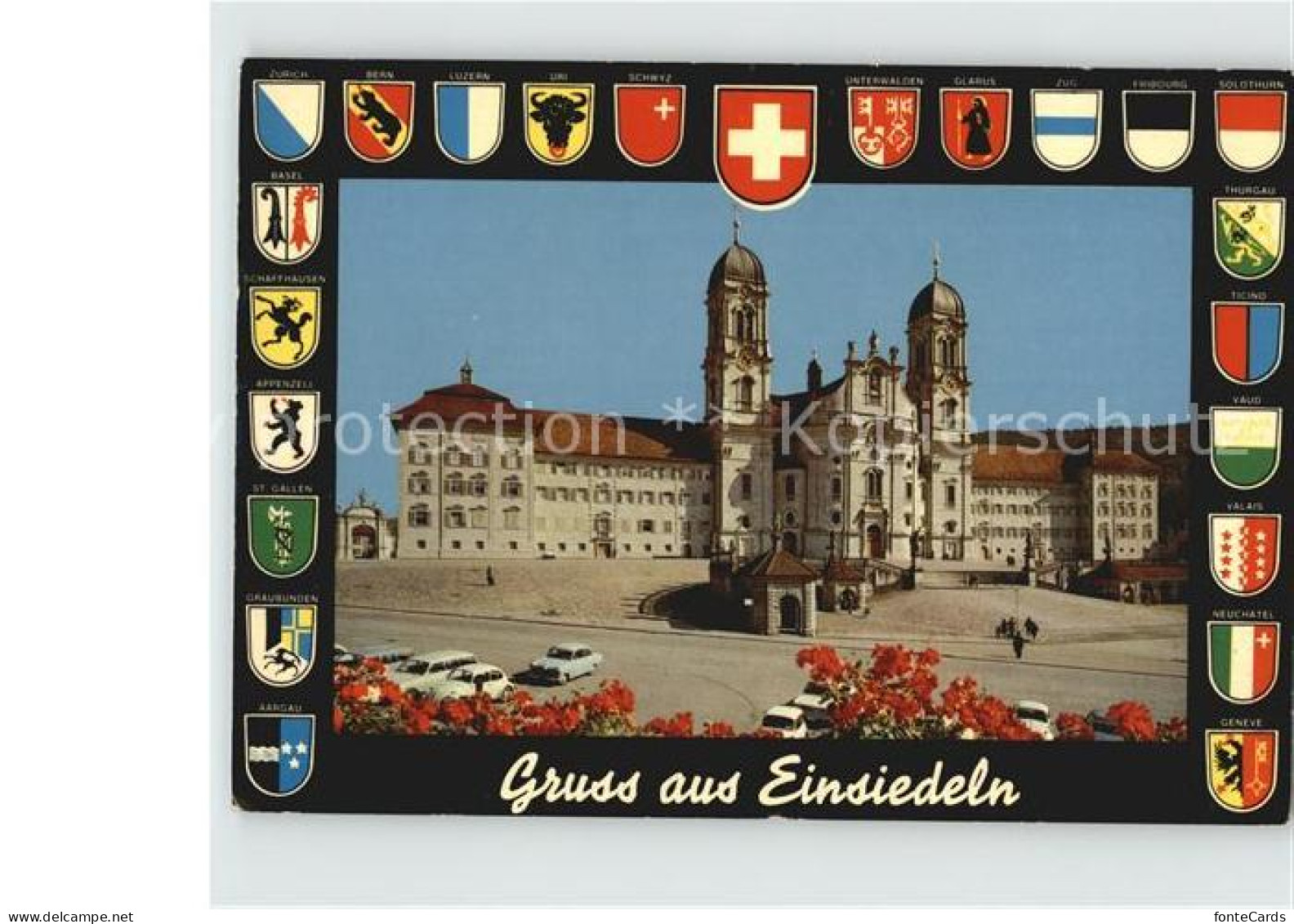 12412655 Einsiedeln SZ Wallfahrtsort Maria Einsiedeln Kloster Wappen Einsiedeln - Other & Unclassified