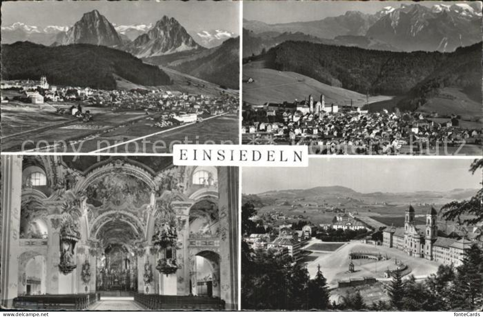 12390655 Einsiedeln SZ Total Kloster Kirche Inneres Einsiedeln - Autres & Non Classés