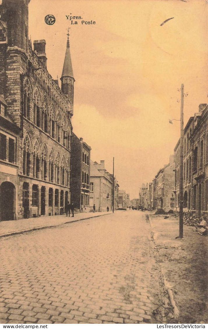 BELGIQUE - Ypres - Vue Sur La Poste - Animé - Carte Postale Ancienne - Ieper