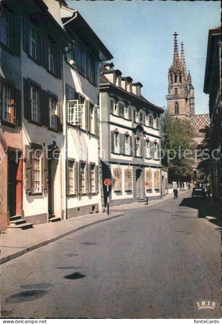 12379345 Basel BS Rittergasse Mit Muenster Basel BS - Sonstige & Ohne Zuordnung