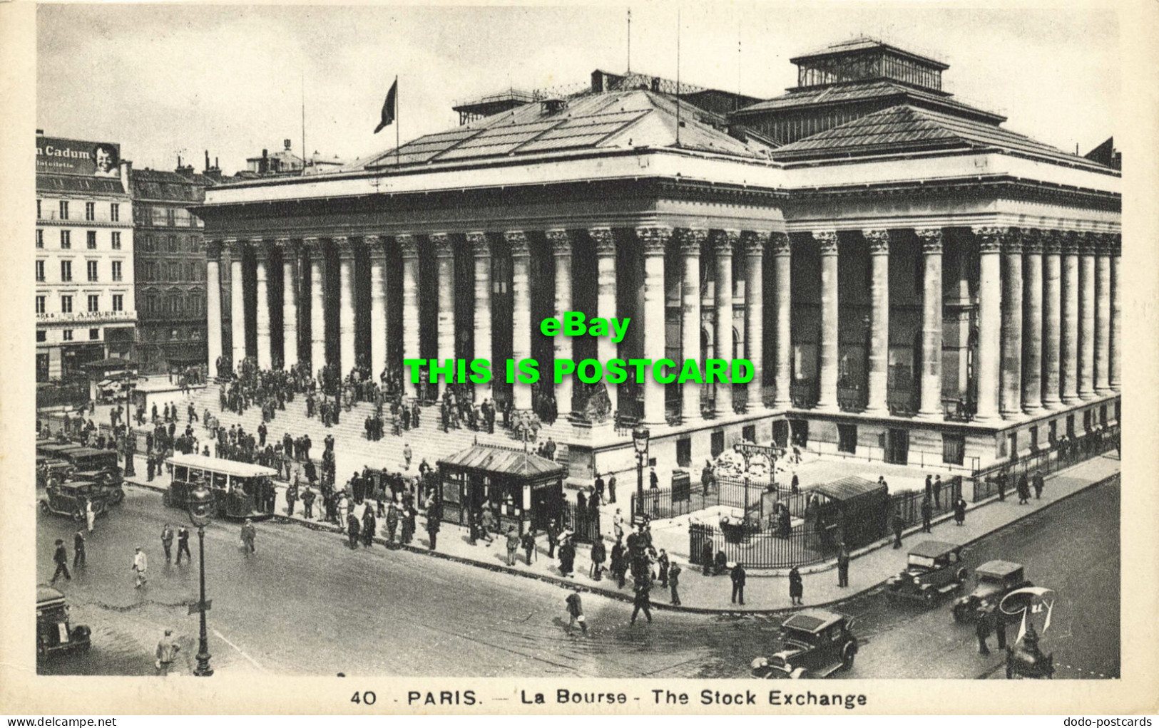 R598105 Paris. La Bourse. The Stock Exchange. Guy. A. Leconte - Monde