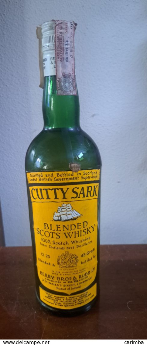 WHISKY CUTTY SARK BOTTIGLIA SIGILLATA - Whisky