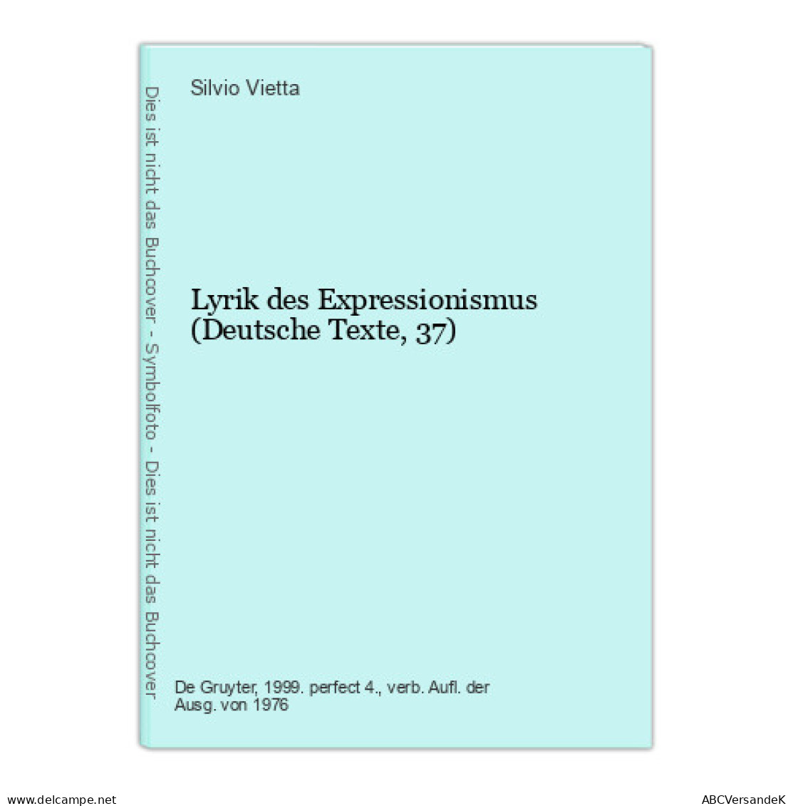 Lyrik Des Expressionismus (Deutsche Texte, 37) - Other & Unclassified