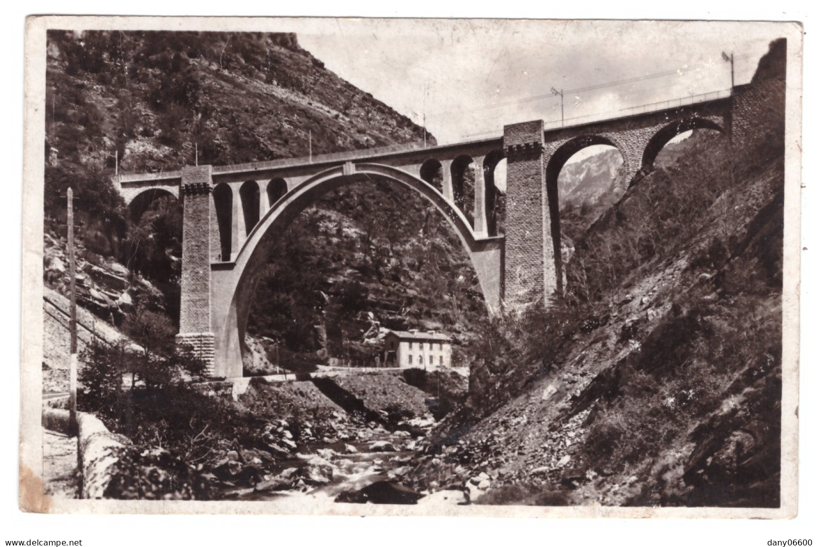 FONTAN - Pont Des Scarassoui - Ligne Nice-Coni (carte Photo) - Other & Unclassified