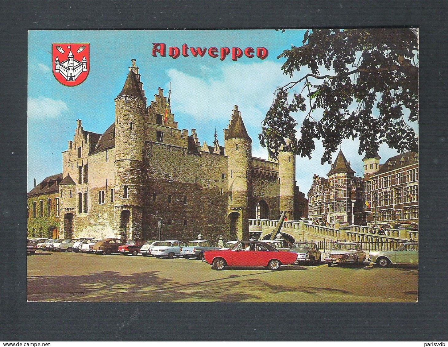 ANTWERPEN - GRONDPLAN OP RUGZIJDE (2 Scans)  (14.619) - Antwerpen