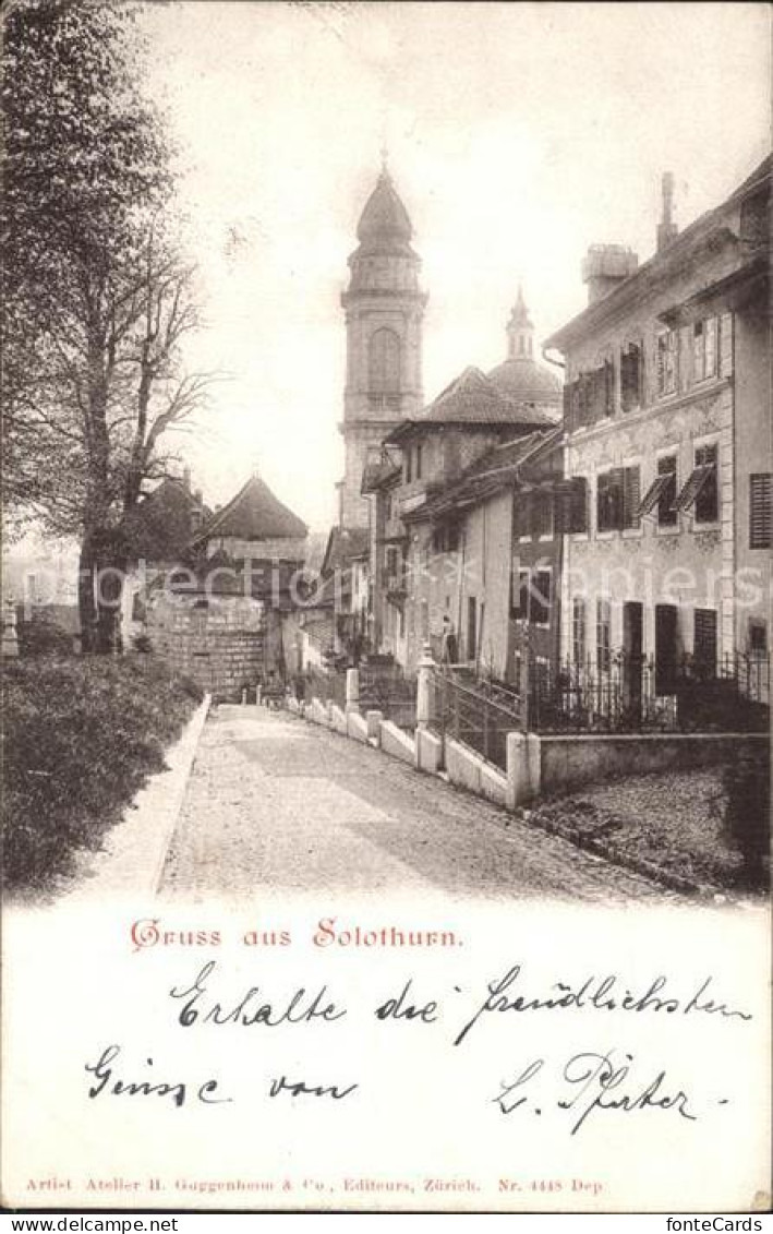 12358825 Solothurn Teilansicht Kirche Solothurn - Otros & Sin Clasificación