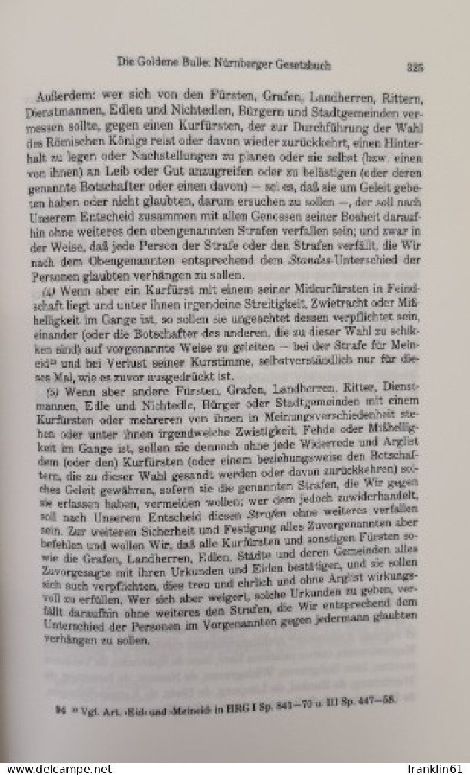 Quellen zur Verfassungsgeschichte des Römisch-Deutschen Reiches im Spätmittelalter (1250 - 1500).