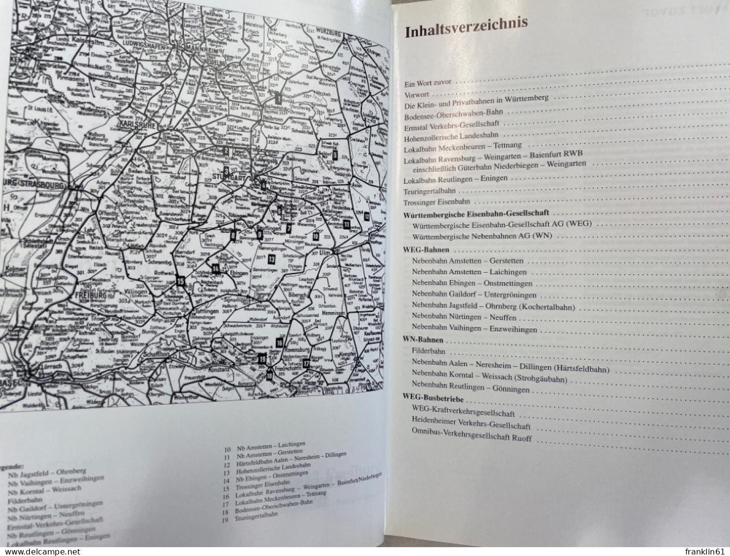 Deutsche Klein- Und Privatbahnen; Band 3., Württemberg. - Transports