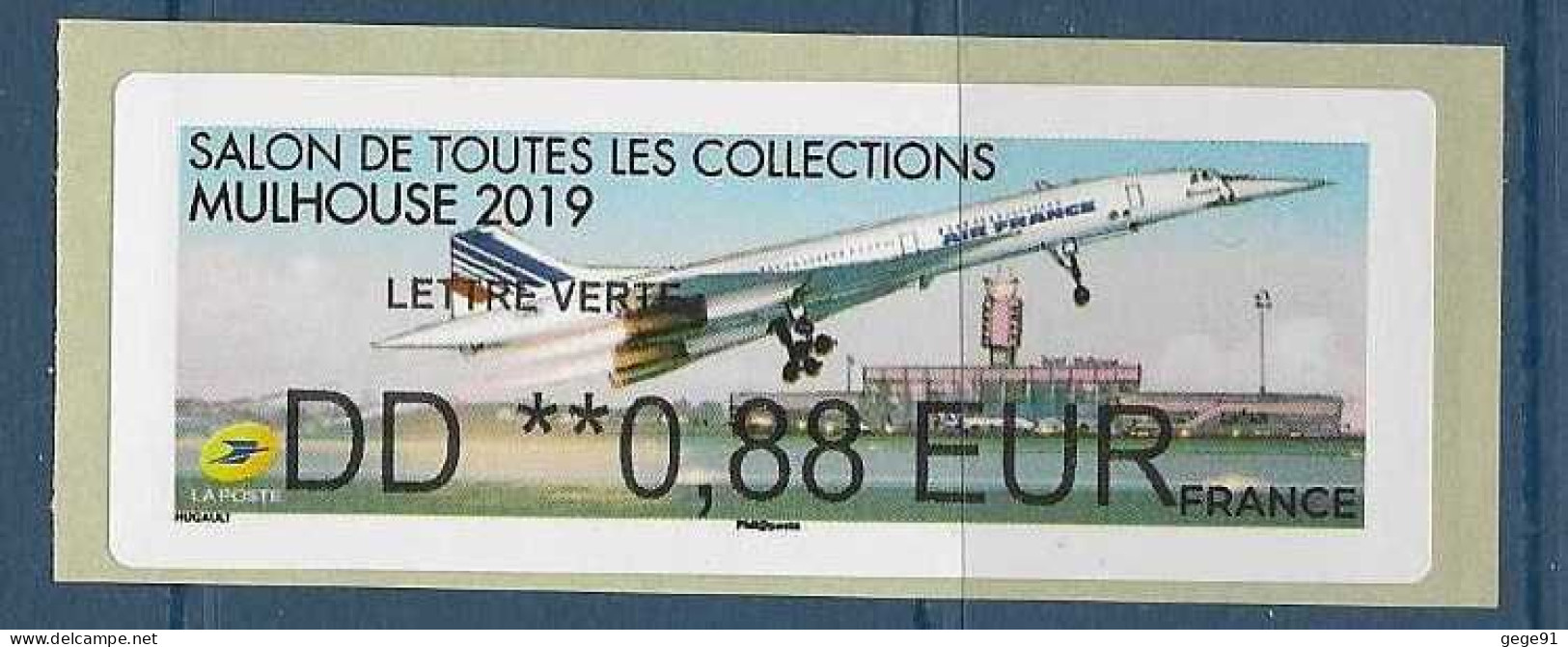 Vignette De Ditributeur Lisa - ATM - Brother - Concorde - 2010-... Viñetas De Franqueo Illustradas