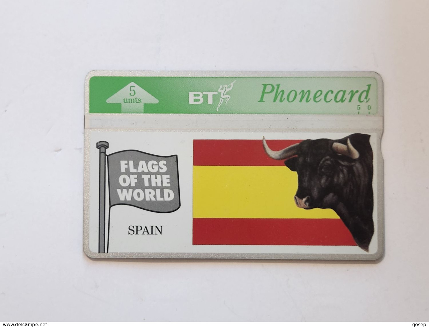 United Kingdom-(BTG-333)-Flags Of The World-(2)-(305)(5units)(407A02293)(tirage-1.000)-price Cataloge-4.00£-mint - BT General Issues