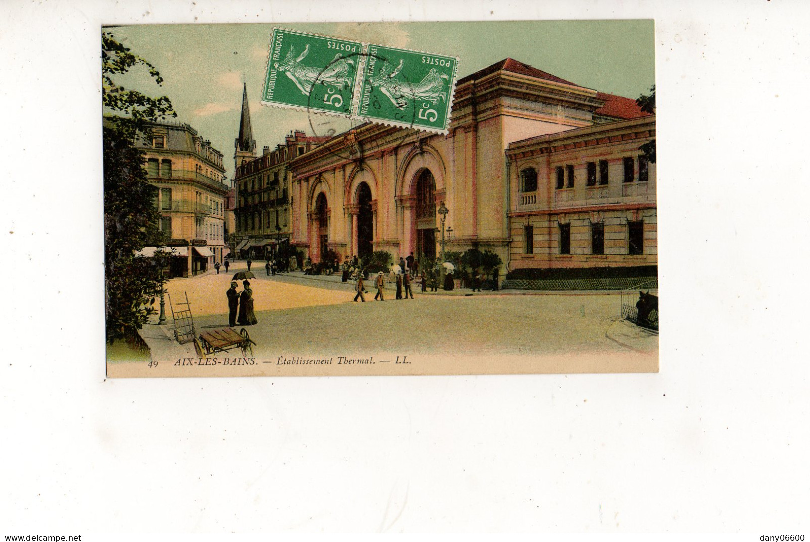 AIX LES BAINS - Etablissement Thermal  (carte Animée) - Aix Les Bains