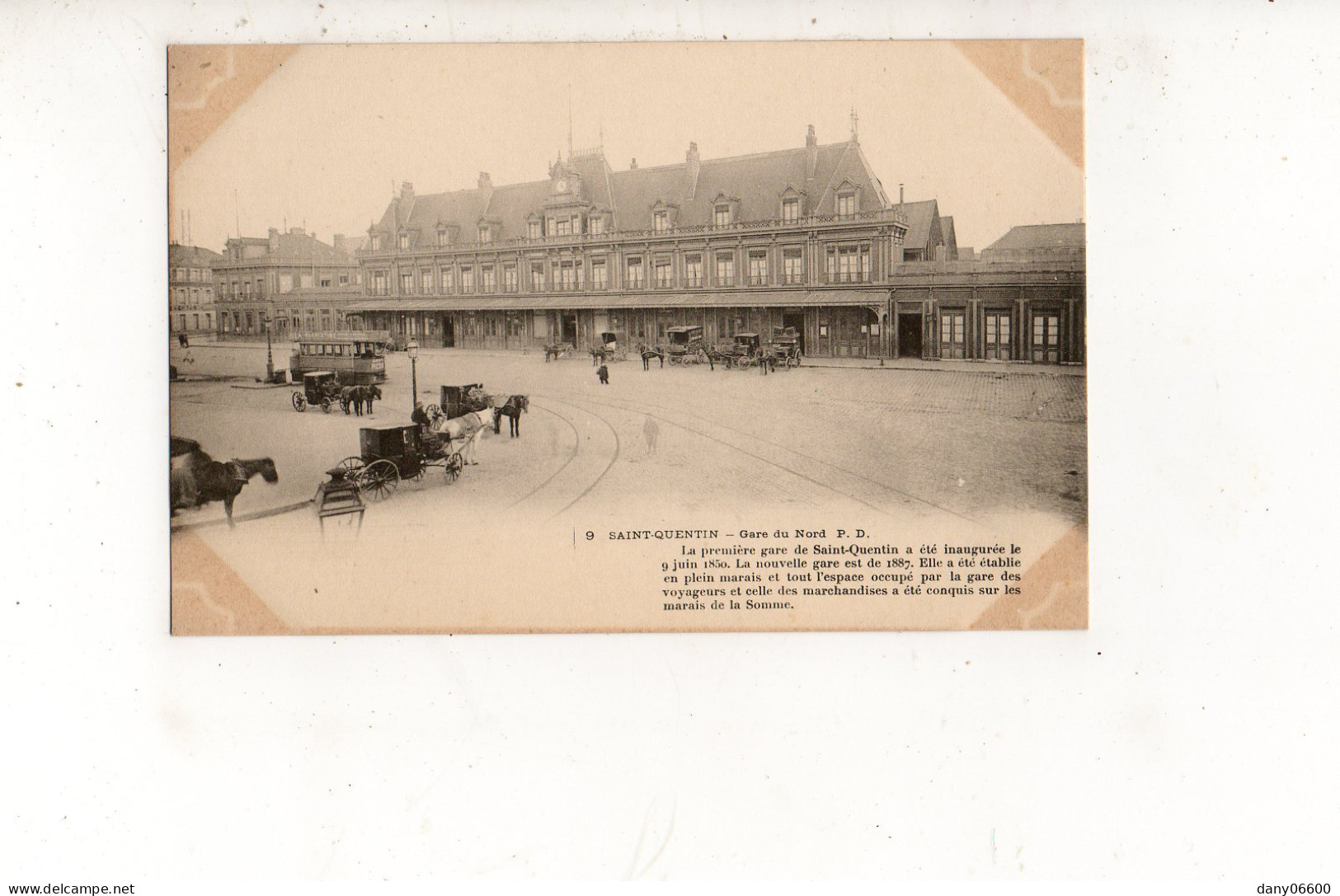 SAINT QUENTIN - Gare Du Nord (carte Animée) - St. Quentin En Yvelines