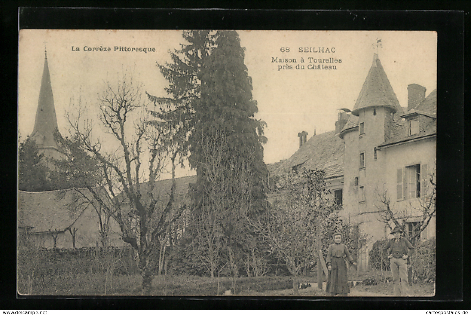 CPA Seilhac, Maison à Tourelles Près Du Château  - Other & Unclassified