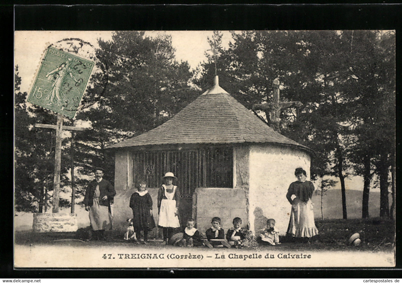 CPA Treignac, La Chapelle Du Calvaire  - Treignac