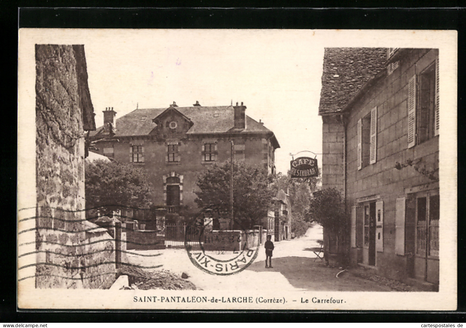 CPA Saint-Pantaleon-de-Larche, Le Carrefour  - Other & Unclassified
