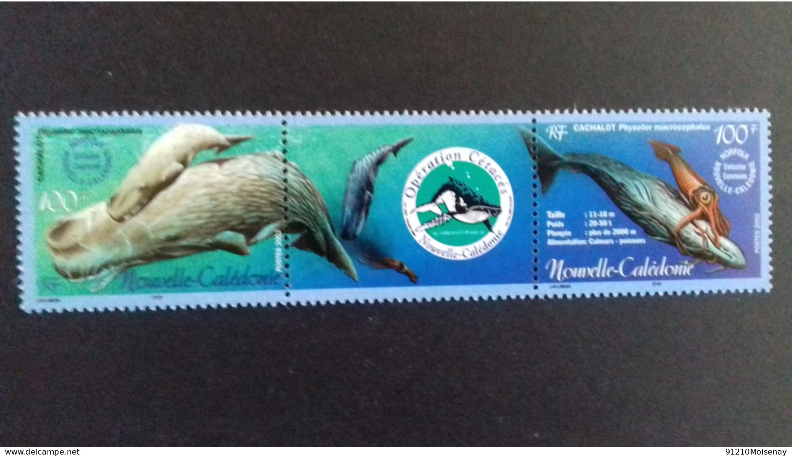 NOUVELLE CALEDONIE N°876/877**   "CACHALOT" - Whales