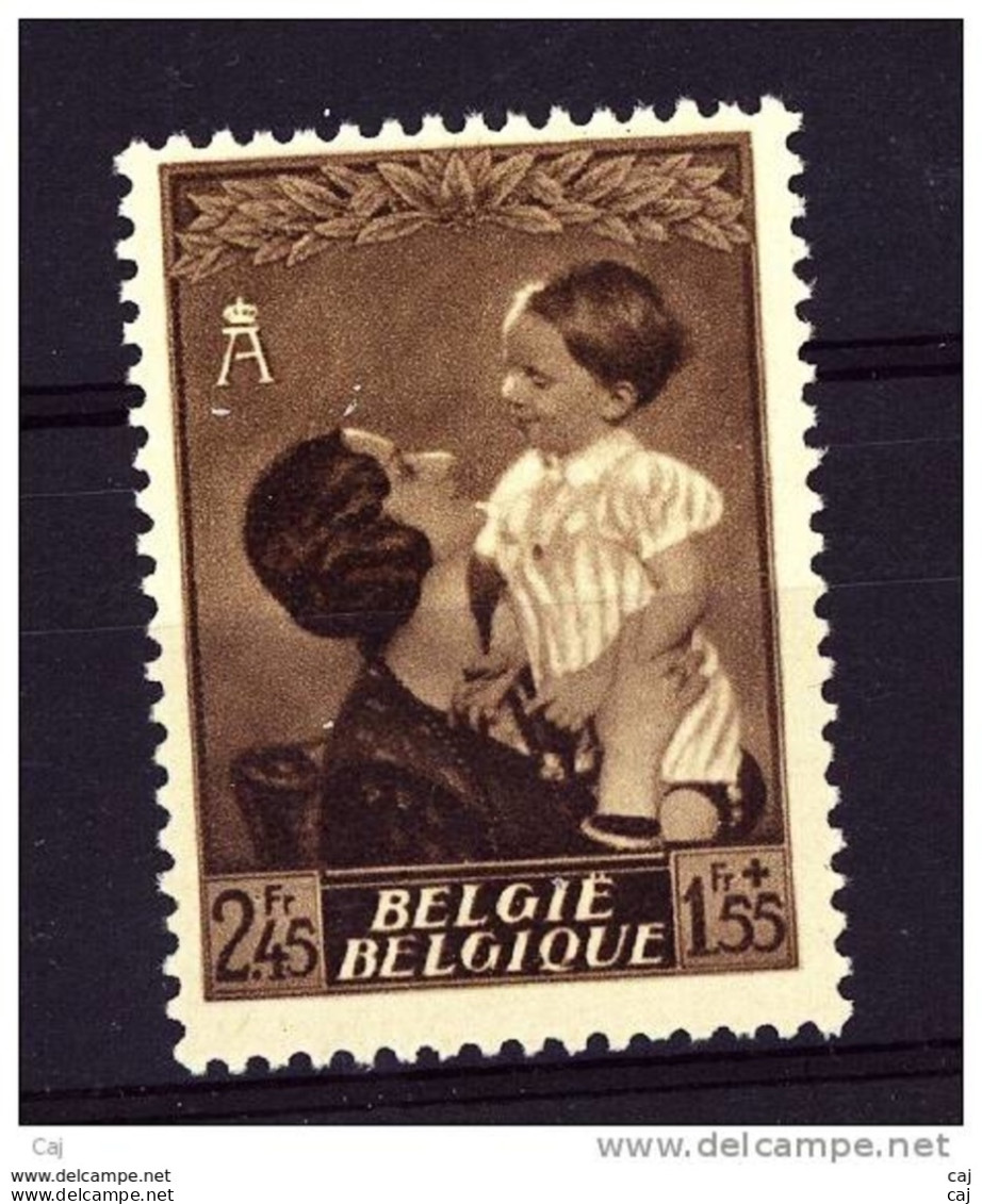 Belgique  :  Yv  454  ** - Unused Stamps