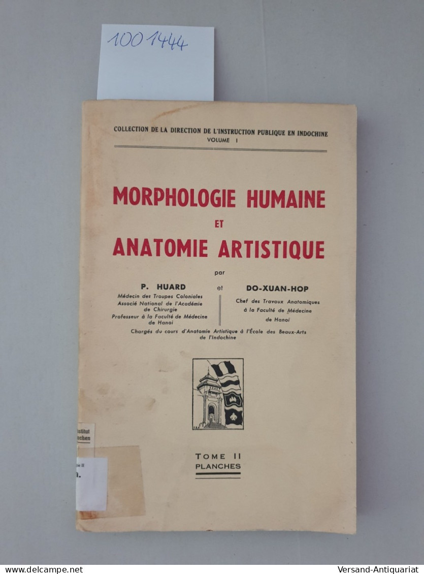 Morphologie Humaine Et Anatomie Artistique : Tome II: Planches : - Andere & Zonder Classificatie