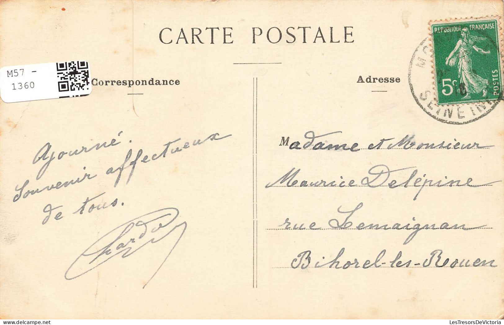 FRANCE - Monville - Le Château - Carte Postale Ancienne - Sonstige & Ohne Zuordnung